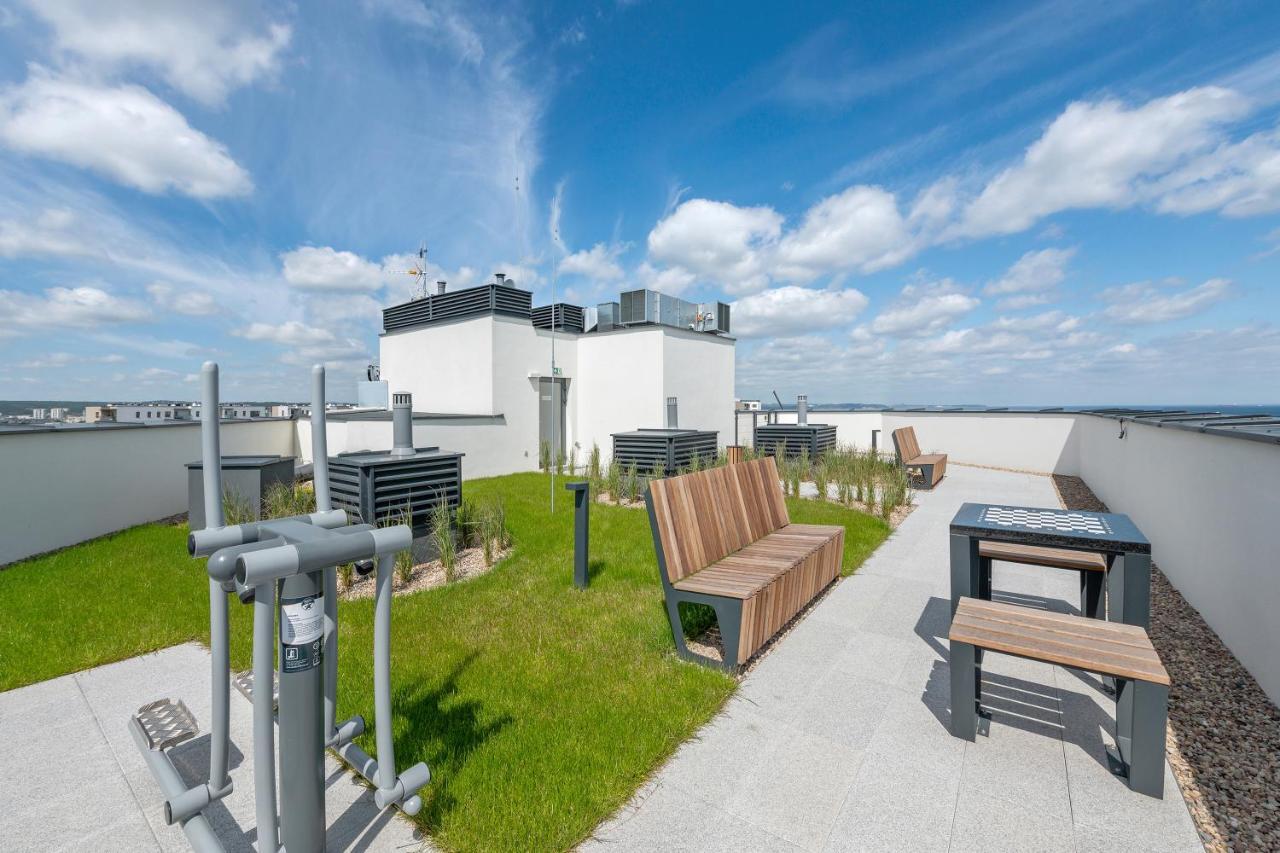 Sea View Letnica Tower & Sea View By Downtown Apartments Danzig Exterior foto